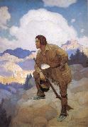 NC Wyeth Francis Parkman oil